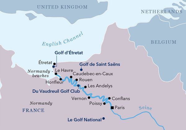 AMADEUS Diamond Seine River France Golf Cruise