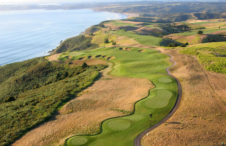 new zealand golf cruise kauri cliffs golf course