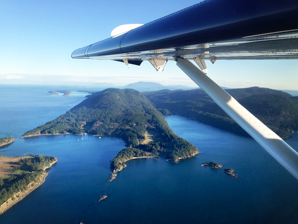 Harbour Air Seaplane sightseeing & transfer Whistler to Vancouver.