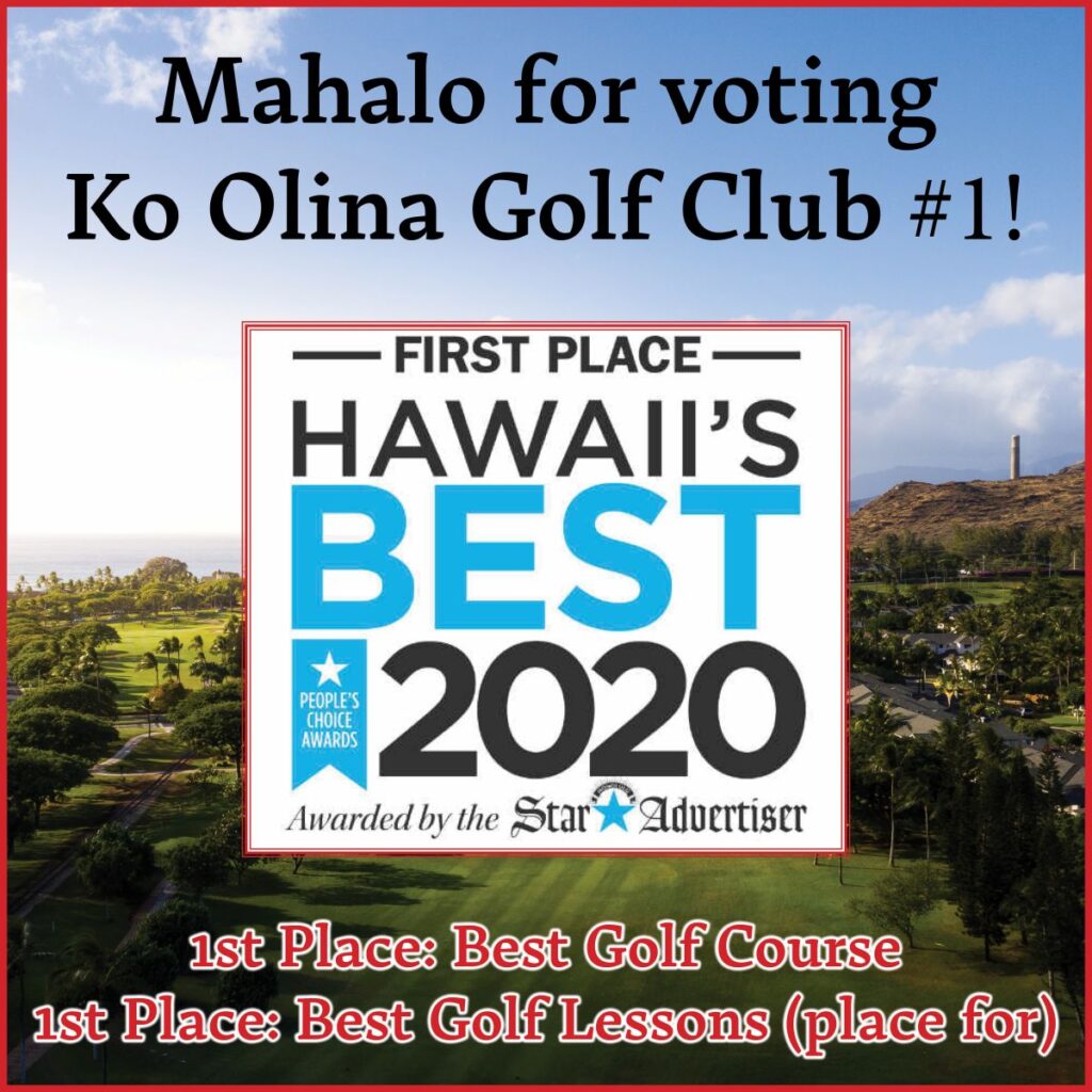 GolfAhoy Hawaii Golf Cruises advertisement banner voting ko olina golf course in hawaii the best 