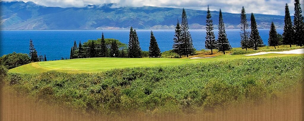 View of Kapalua Golf Course in Maui
